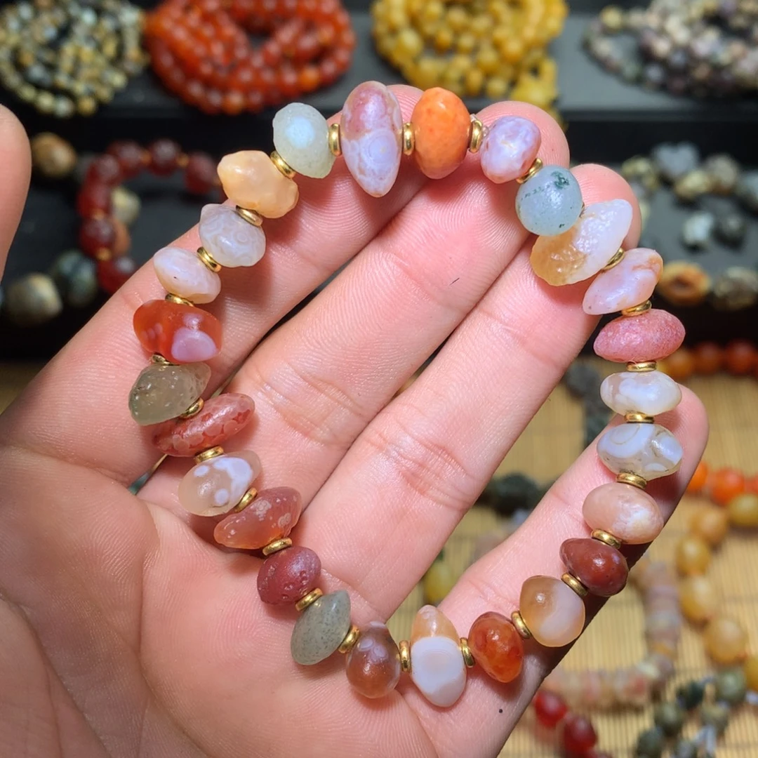 玛瑙/玉髓未镶嵌手链