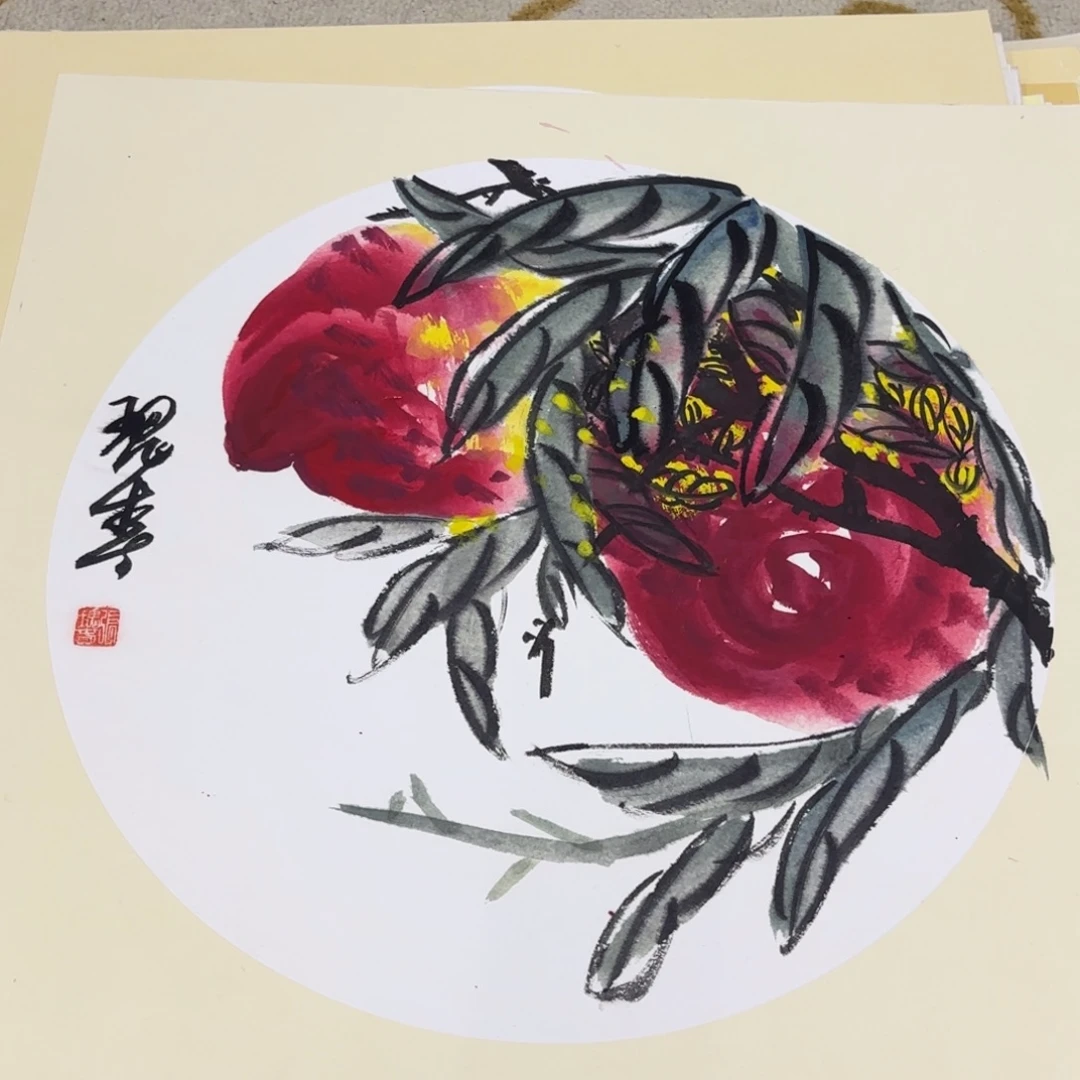 国画50-50卡纸作品艺