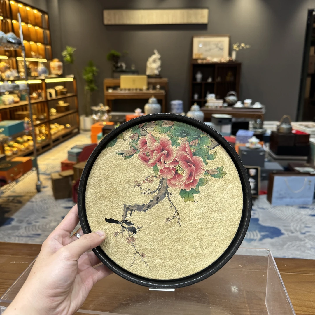 牡丹吸水干泡盘茶盘@YG12