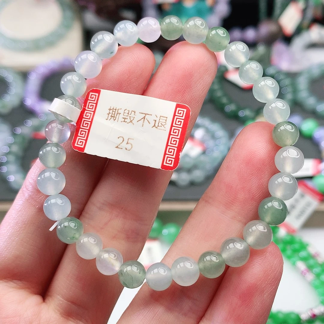 未镶嵌手链翡翠翡翠6mm