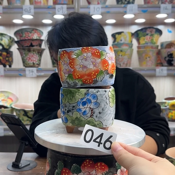 紫砂花盆瑕疵瑕疵046