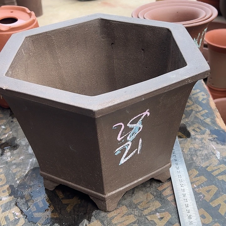 紫砂花盆透气花盆