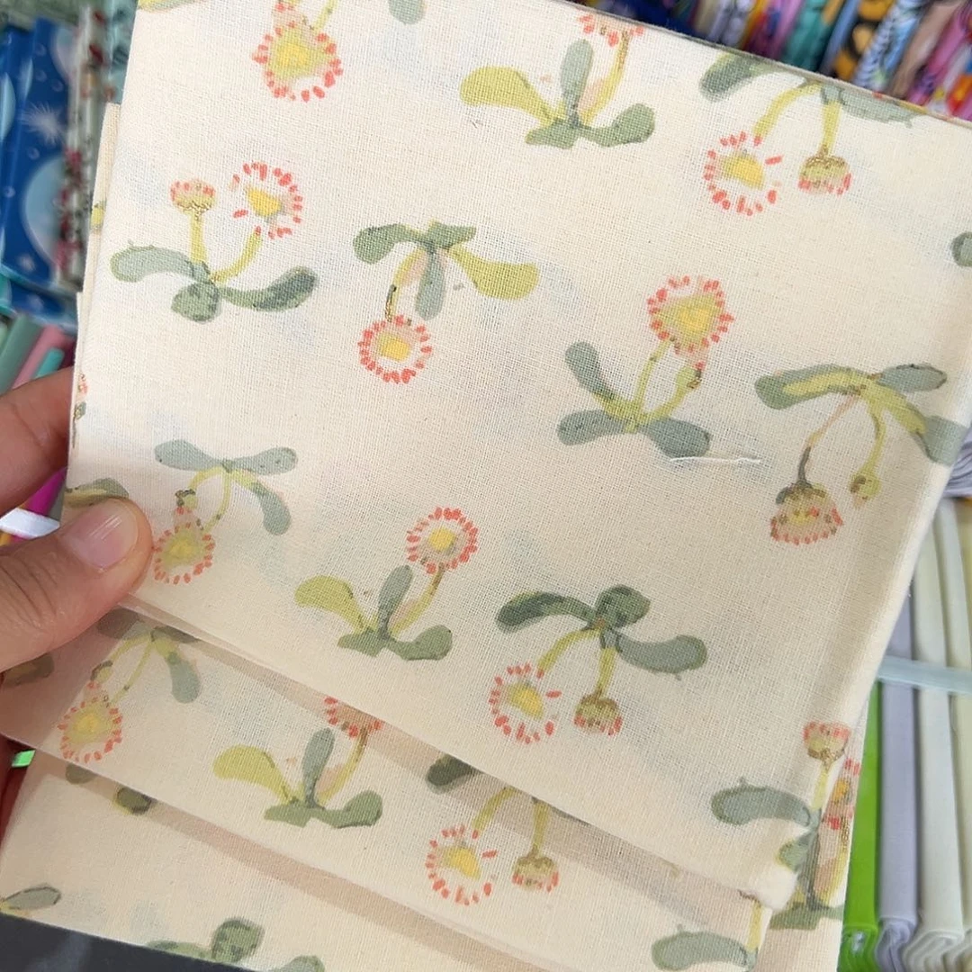 3片原单纯棉平布45.50厘米一片果子布艺