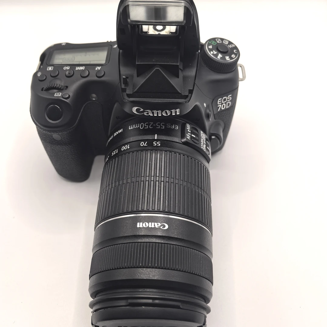 99新 Canon/佳能 70D单反相机2020万像素有WiFi，镜头55-250