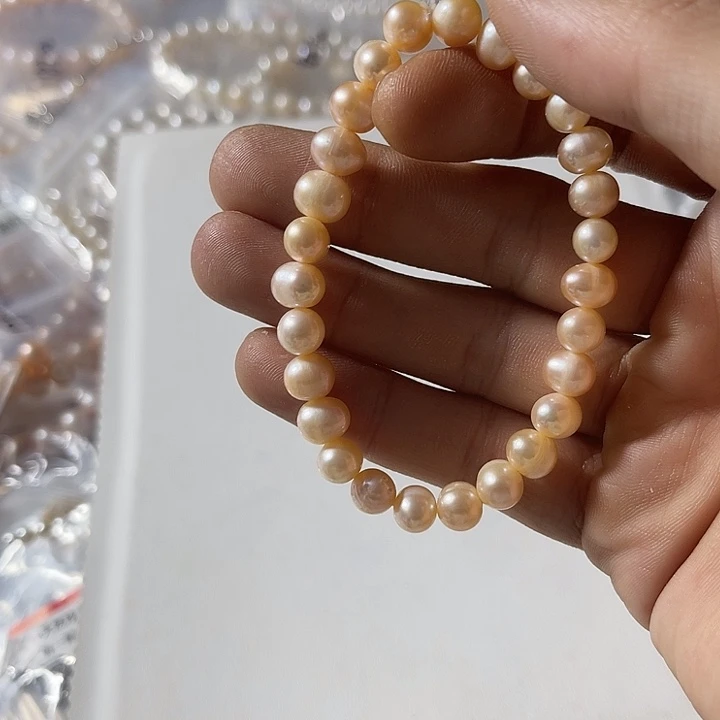 未镶嵌淡水珍珠颈饰00657