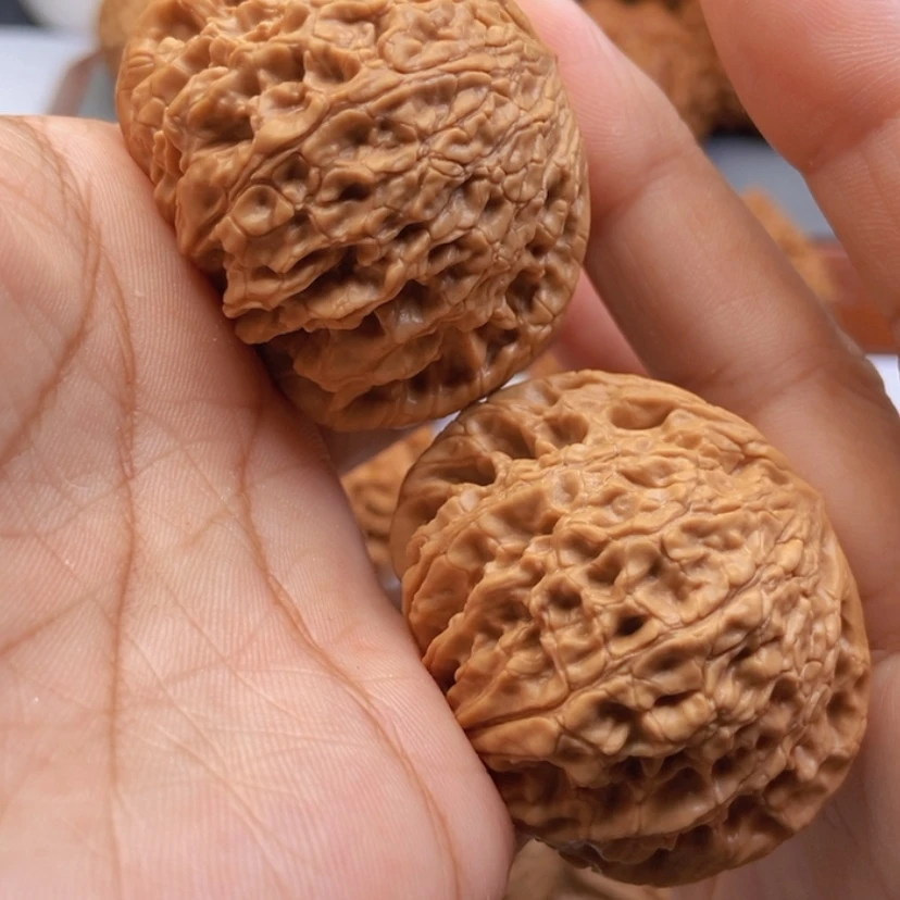 【闪购商品】文玩核桃把件45延庆虎头王