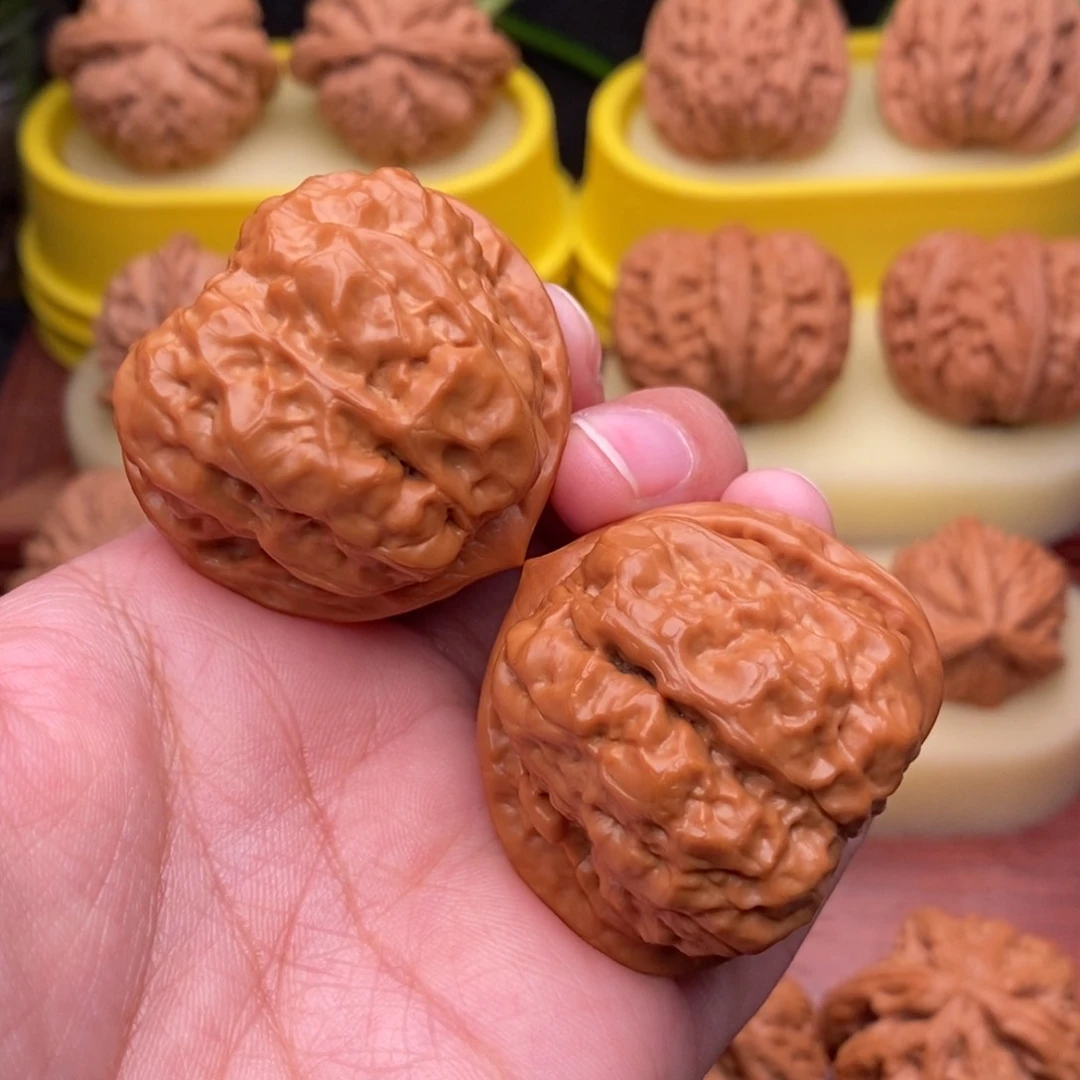 把件文玩核桃40“毕业”延庆大青蛙“漏”