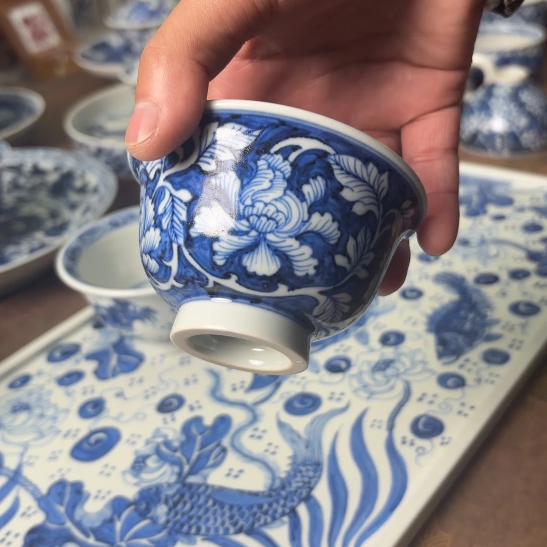 陶摆件景德镇手绘茶器