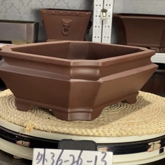 紫砂花盆宜兴紫砂花盆产地直销