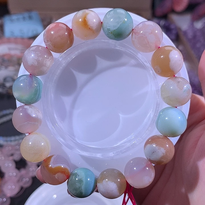 水晶手链14K金镶嵌13m