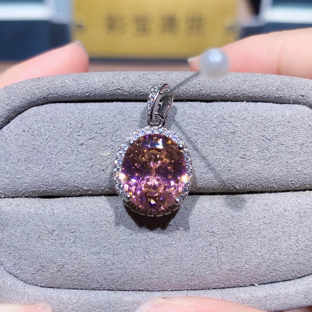 吊坠925银帕帕拉恰吊坠