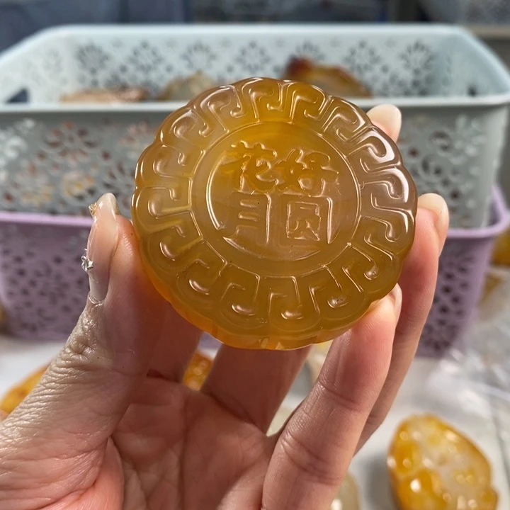 玛瑙/玉髓吊坠(不含链)未镶嵌