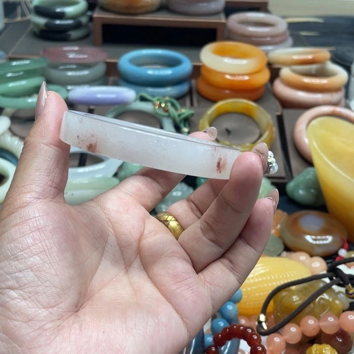 石英质玉手镯合金樱****茶