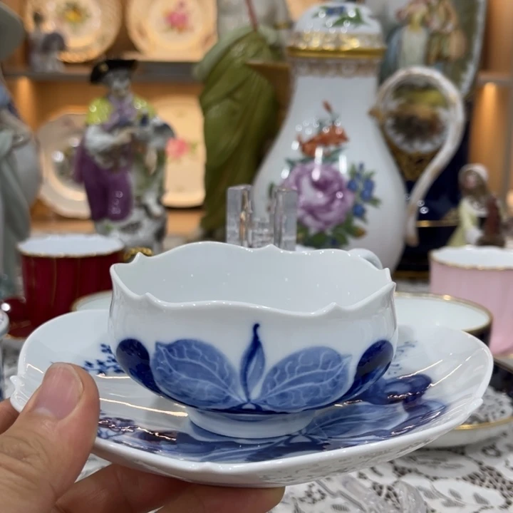 瓷片Meissen一等水墨红茶