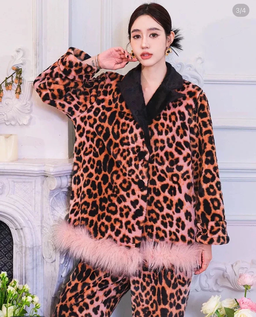 ANNZ粉红豹家居服套装