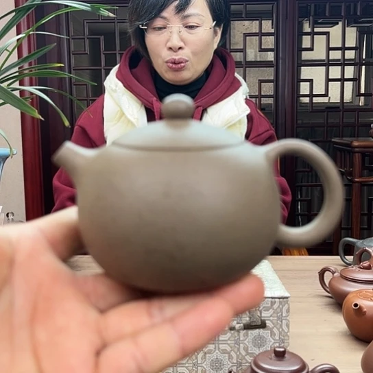 段泥茶壶五****）原矿紫砂泥不退不换