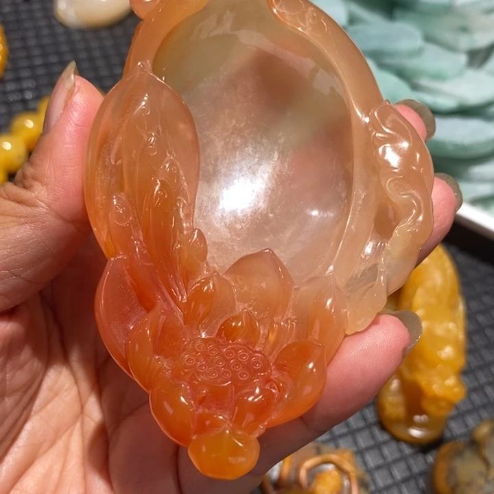 石英质玉（黄龙玉）未镶嵌吊坠