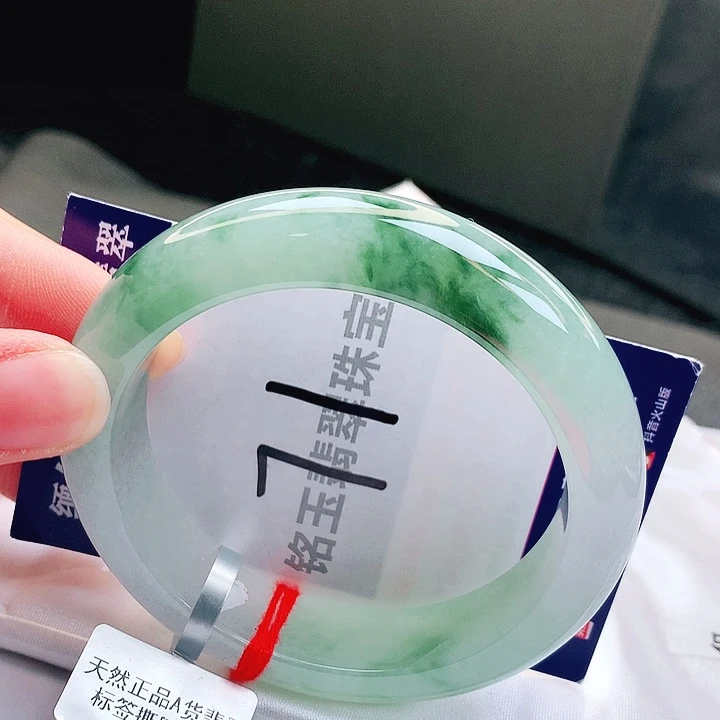 翡翠未镶嵌手镯缅甸天然a货翡翠手镯