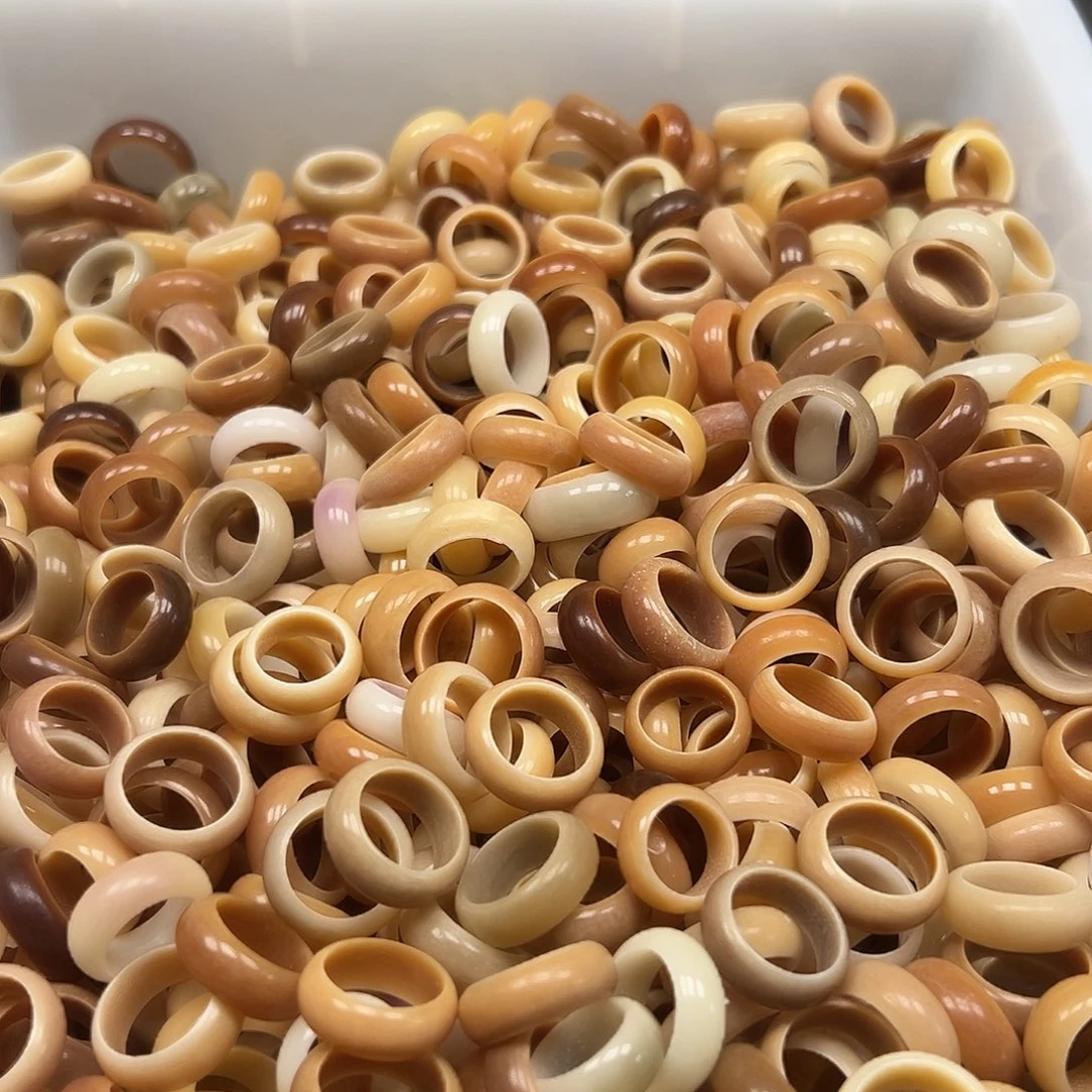 手串菩提根/象牙果微瑕跑环100颗