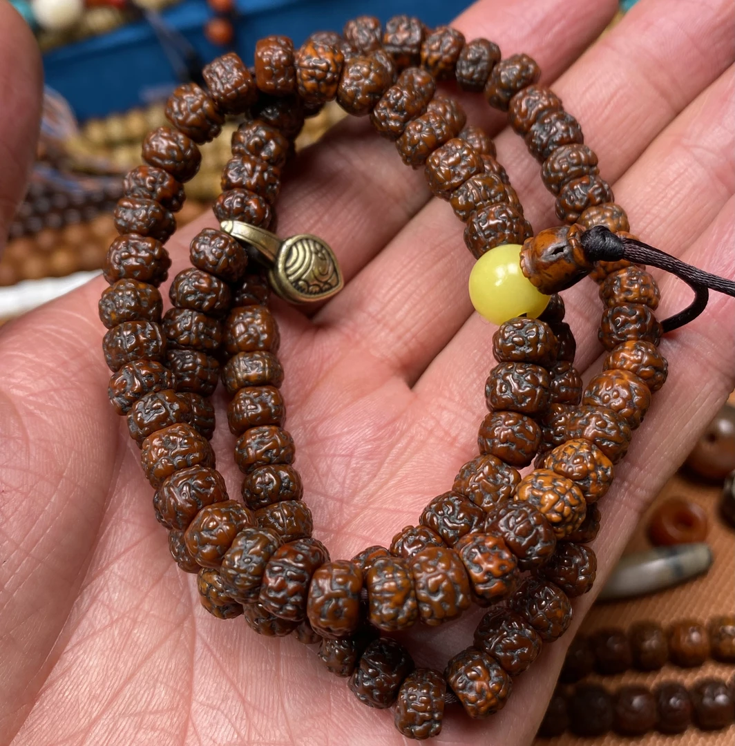 忆藏精选：手盘老金刚菩提念珠 107