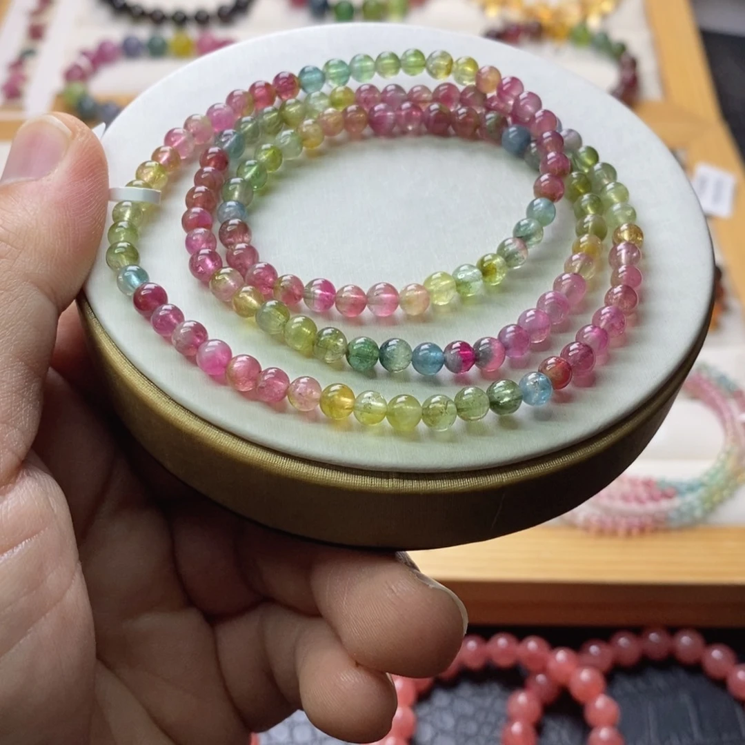 碧玺碧玺手链未镶嵌