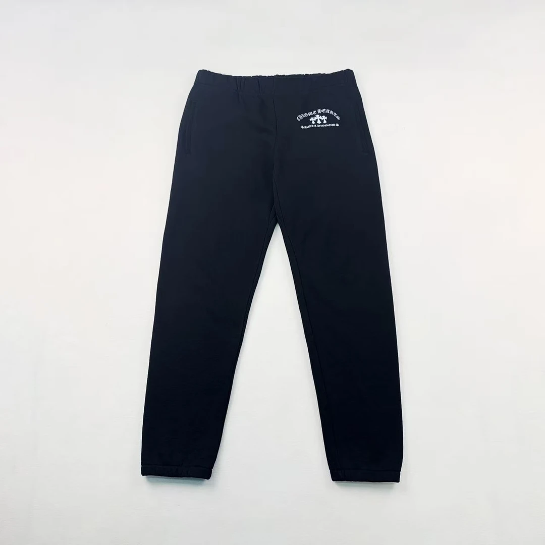 未使用 Chrome Hearts/克罗心 刺绣logo休闲裤 180/92B码 B4656