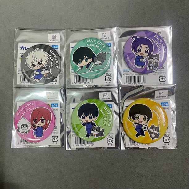 日谷蓝锁蓝色监狱联动转生成为猫的大叔系列徽章吧唧盲袋盲盒