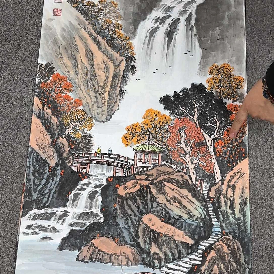 国画国画作品多次入选