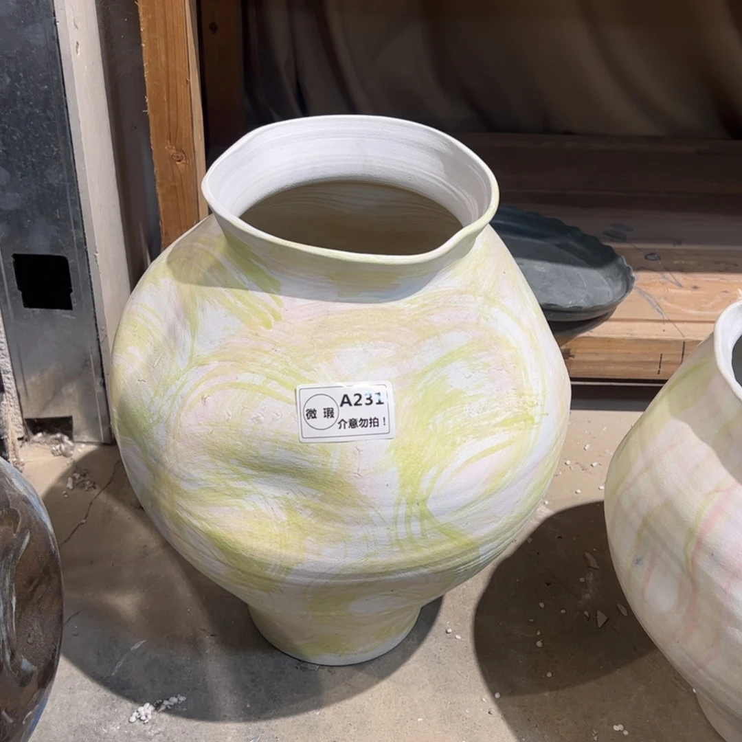 瓷片A231高36口13微微瑕福利