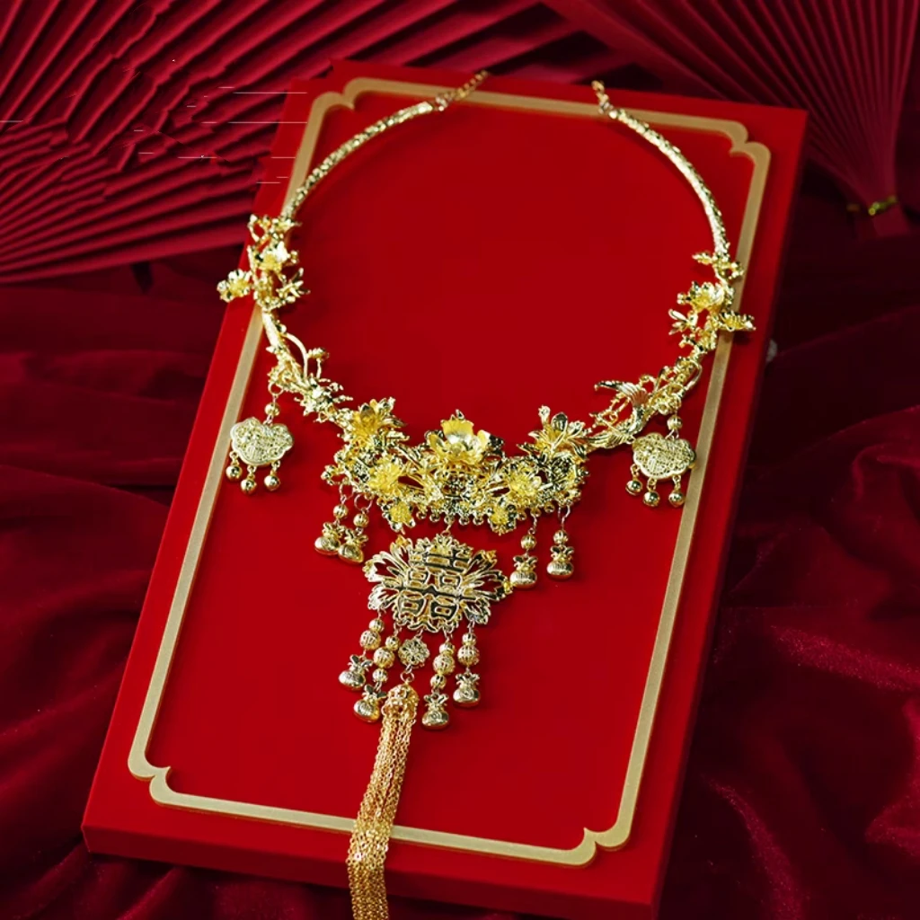 项圈金色新娘饰品074新娘