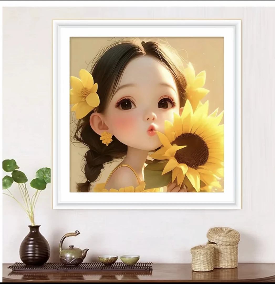 阳光宝贝75✖️75大格四股线.32色，无勾边120