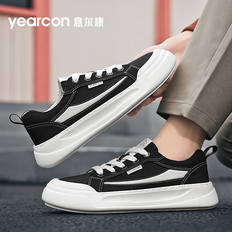 YEARCON/意尔康男鞋夏季2025新款厚底减震百搭休闲男士时尚潮流鞋