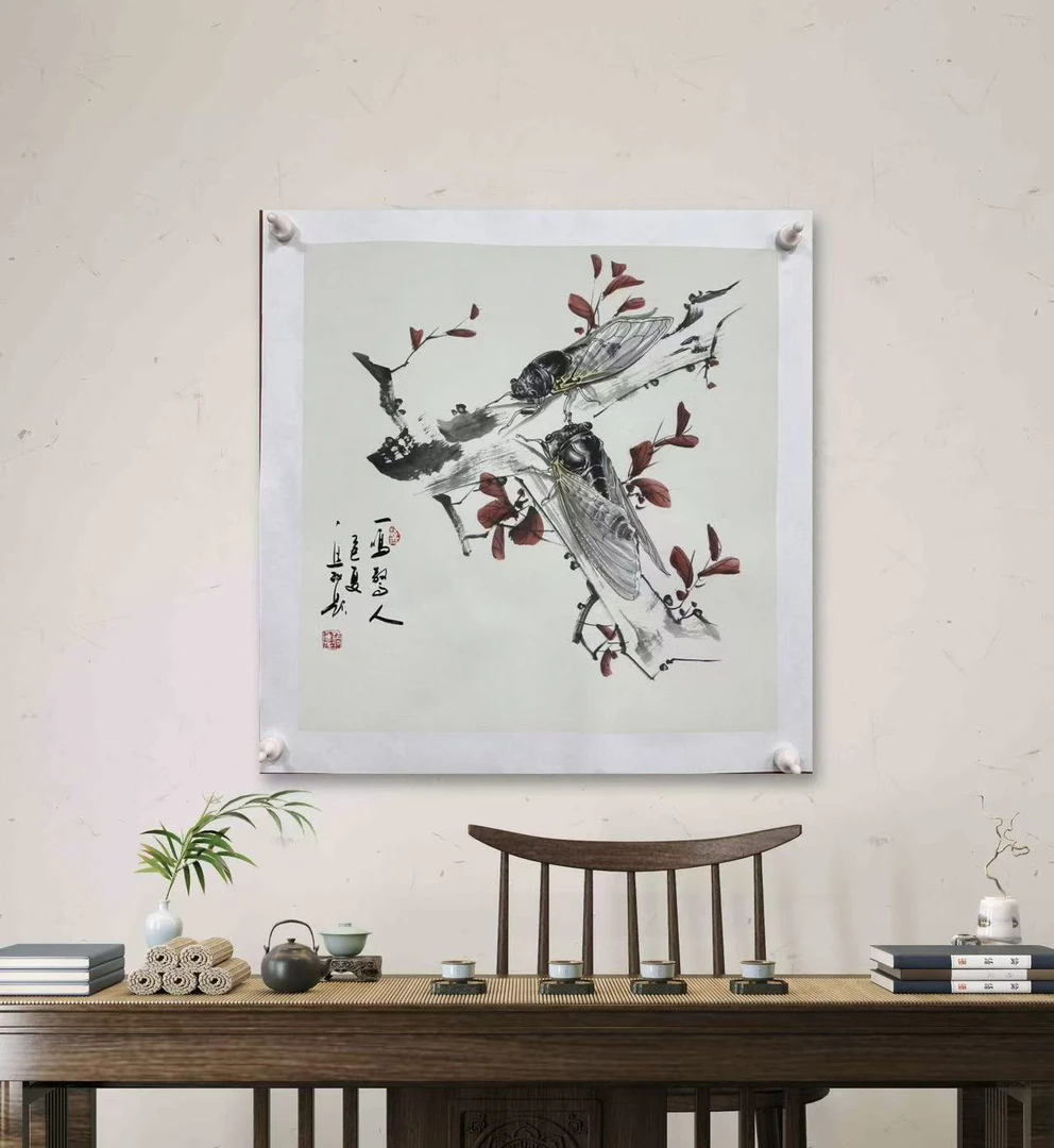 一鸣惊人 尺寸70x70