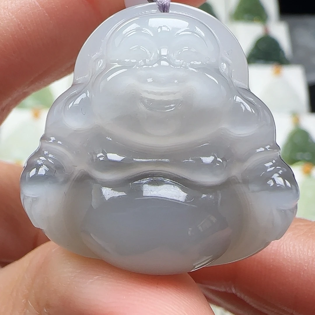 和田玉未镶嵌吊坠(赠链)