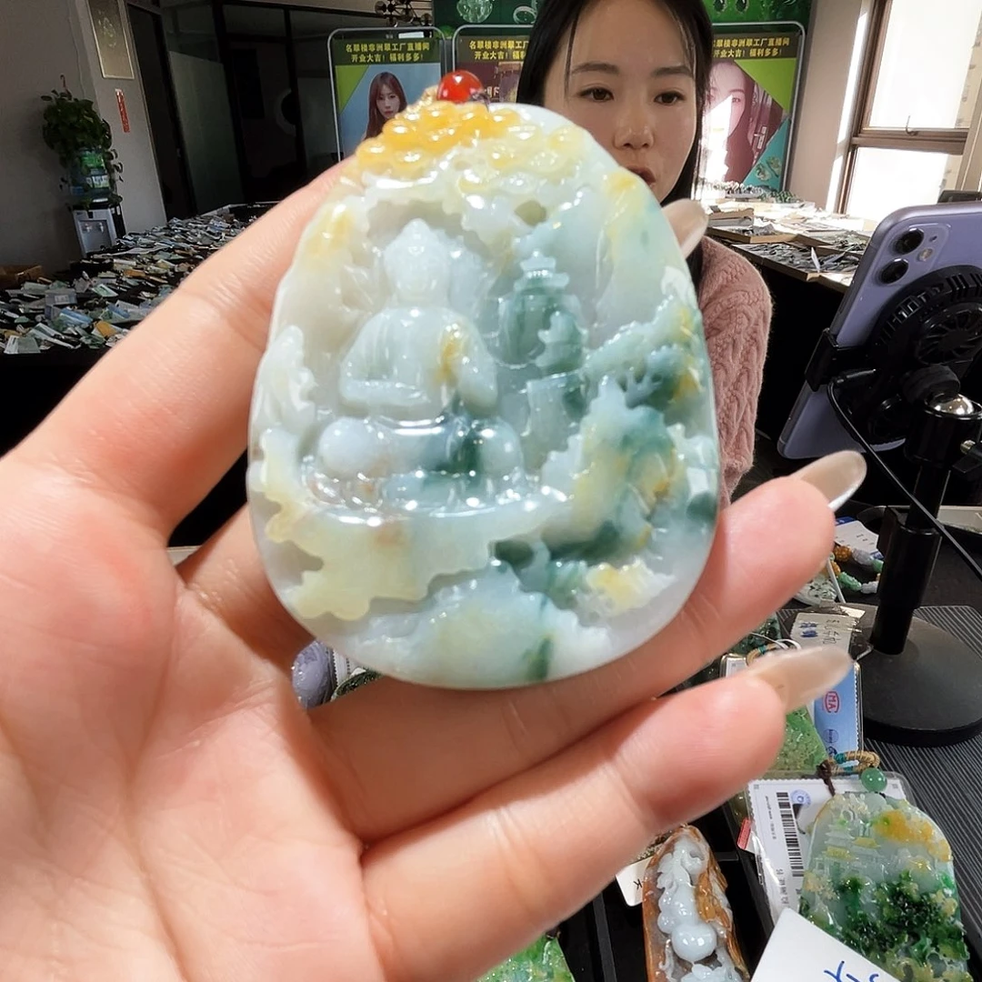 颈饰未镶嵌翡翠一