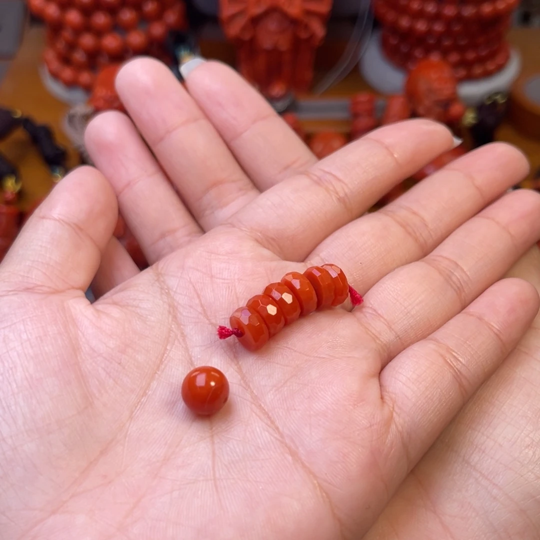渣***龙南红玛瑙未镶嵌保山精品配饰