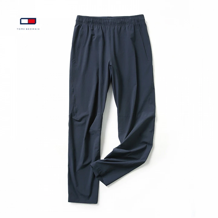 男士麻裤子夏季薄款速干长裤休闲裤快干轻薄速干裤-K032四色长裤