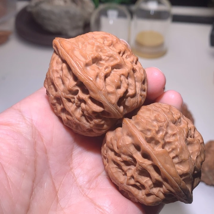 文玩核桃把件将军塌