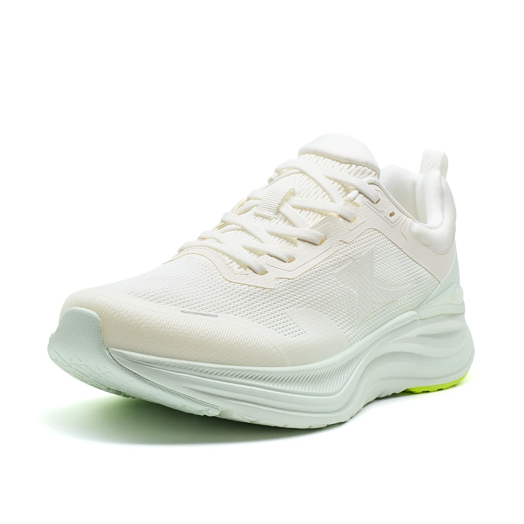 特步行云轻便跑步鞋女2025夏新款网面透气休闲运动鞋975218110059