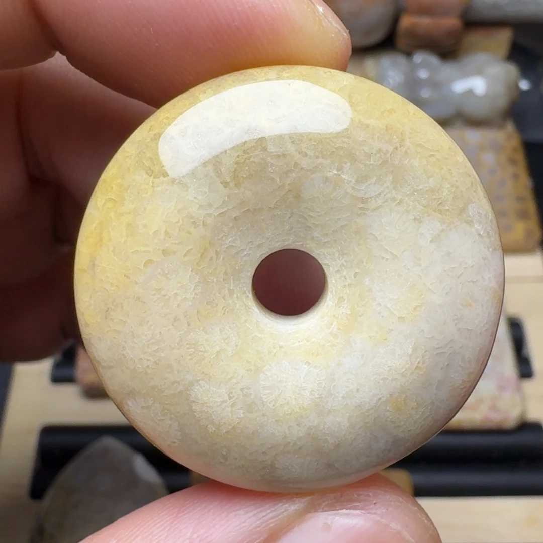 硅化玉未镶嵌纯天然色有机玉石保真色瑕疵特价不退换无珠