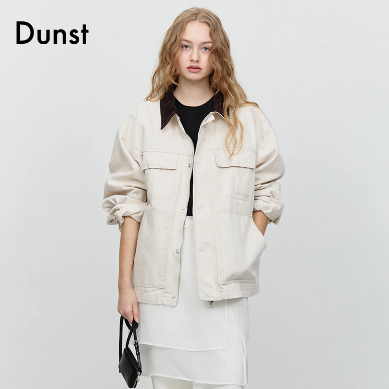 Dunst中性复古单宁工装夹克UDJU5A115B1/UDJU5A115IV