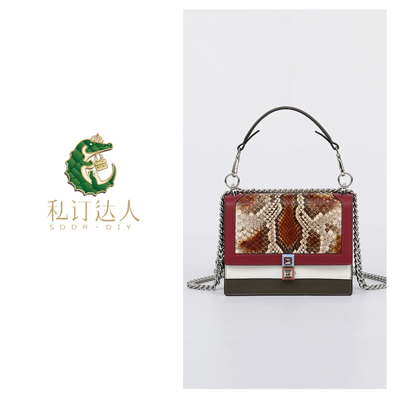 私订达人2025年新款时尚真皮经典女士肩包can女款斜挎包