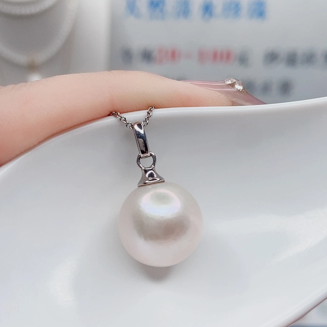 吊坠(赠链)银S925镶嵌淡水珍珠