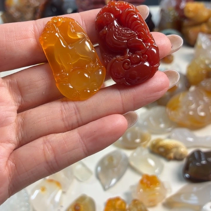 未镶嵌吊坠(不含链)玛瑙/玉髓