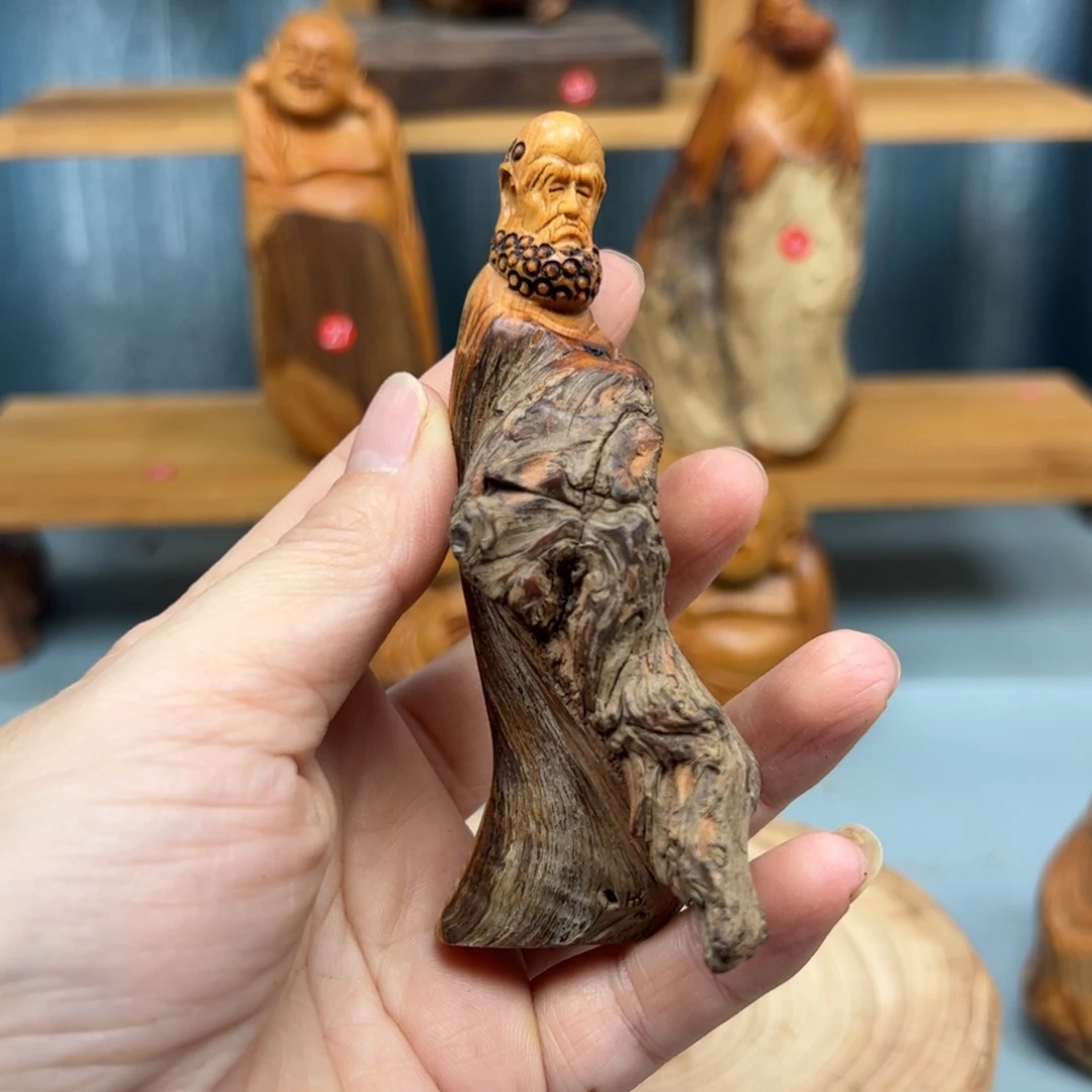 周***柏木崖柏木摆件手把件，