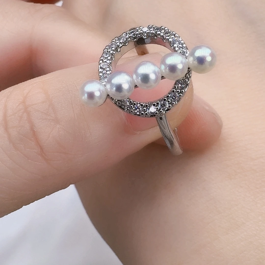 戒指未镶嵌淡水珍珠