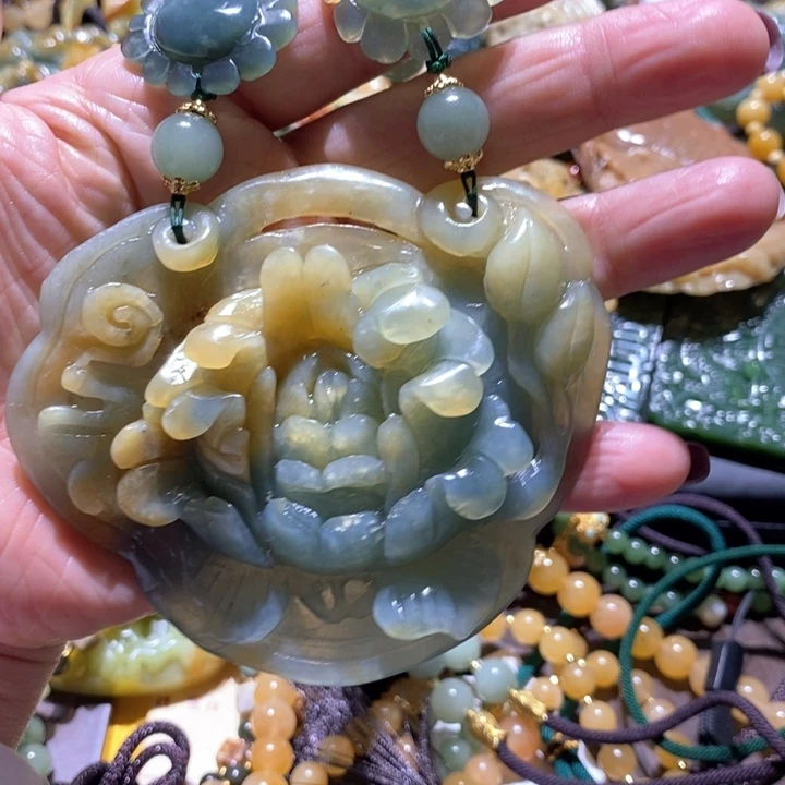 岫玉毛衣链未镶嵌