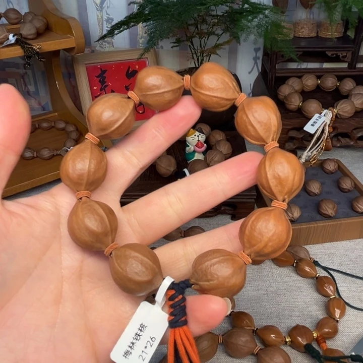 飘***雨手串/手链橄榄核梅林铁核老料2.1*2.6