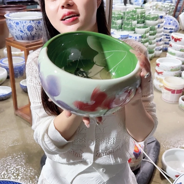 瓷片口径23厘米 高度13厘米