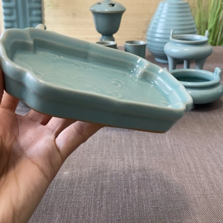 瓷片茶盘一一一一一一一